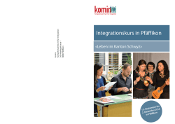 Integrationskurs in Pf&auml;ffikon