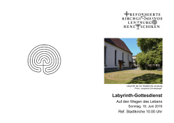 Labyrinth-Gottesdienst