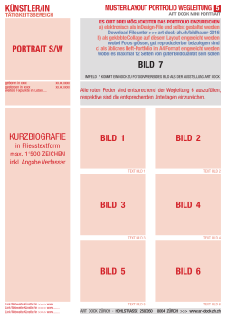 PDF, 575 KB - ART DOCK ZÜRICH
