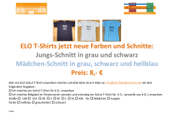 Elo Schul T-Shirts - Förderverein der Eleonorenschule in