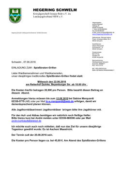 HEGERING SCHWELM