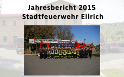 Jahresbericht 2015 - Stadtfeuerwehr Ellrich