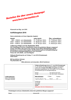 Heiz&ouml;l-Sonderangebot bis 17. Juni 2016