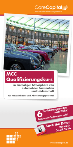 MCC Qualifizierungskurs