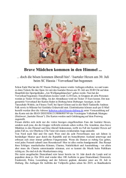 Brave Mädchen kommen in den Himmel