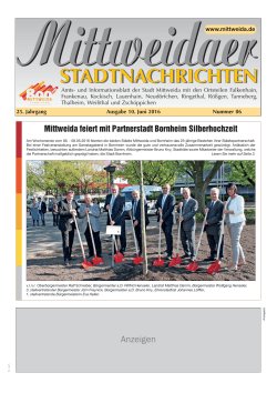 Amtsblatt - Juni - Stadt Mittweida