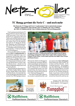 TC Rungg gewinnt die Serie C – und noch mehr