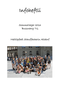 Infoheftli SoLa 2016 - Meitlipfadi Altdorf