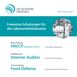 Programm - Die Akademie Fresenius GmbH