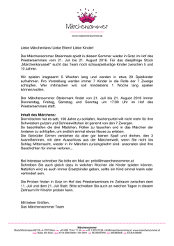 Infos hier - M&auml;rchensommer