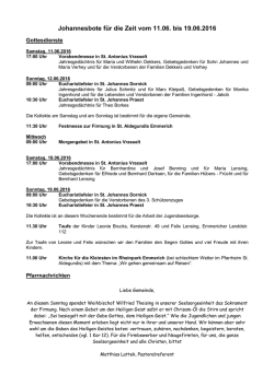 Johannesbote 11.06.2016 - St. Christophorus/St. Johannes der