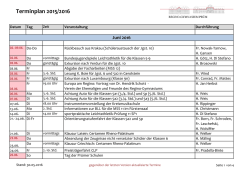 Terminkalender Juni_Juli 2016 - Regino