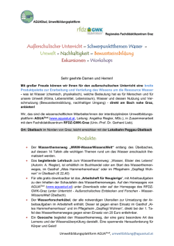 Infoblatt - AGUAStud