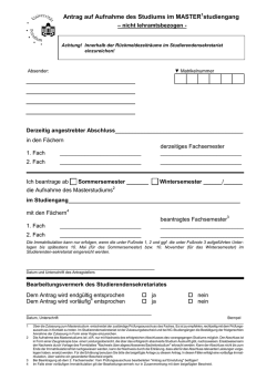 Master - Universität Potsdam