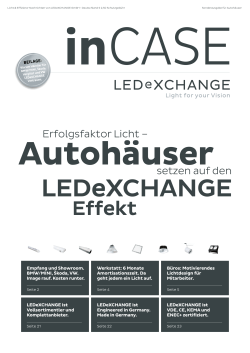 + Mehr - LEDeXCHANGE GmbH