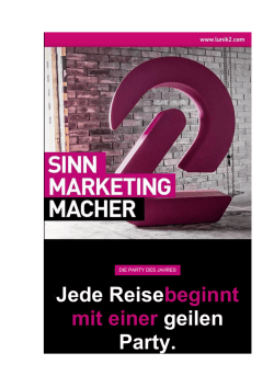 Jede Reisebeginnt mit einer geilen Party. - Boerse