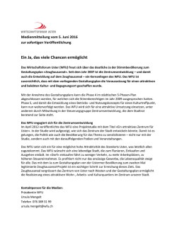 Ein Ja, das viele Chancen erm&ouml;glicht