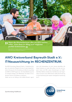 Projektbericht AWO Kreisverband Bayreuth-Stadt