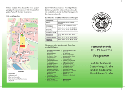 Festwochenende 750 Jahre Oberwartha Programm als PDF