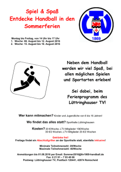 downloaden! - L&uuml;ttringhauser Turnverein 1869 eV