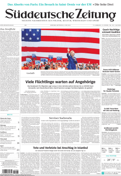 Leseprobe zum Titel: Süddeutsche Zeitung (08.06.2016)