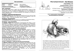 Gottesdienstanzeiger vom 05.06.2016 bis 12.06.2016 Au&szlig;enseite