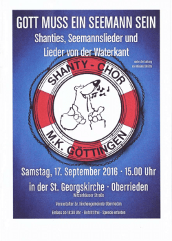 gott muss ein seemann sein