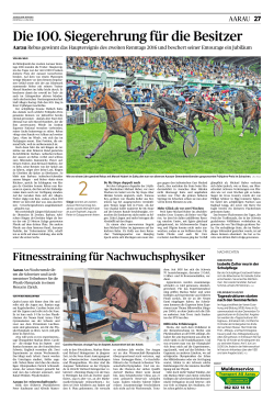 Aargauer Zeitung vom 6.6.2016