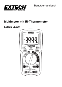 Multimeter mit IR-Thermometer