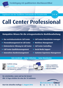 Call Center Professional