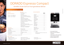 DORADO Espresso Compact
