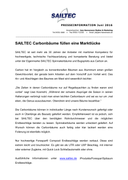 Pressemitteilung Sailtec GmbH - Jens Hannemann