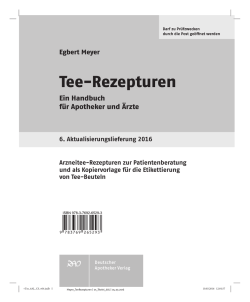 Probekapitel - Deutscher Apotheker Verlag