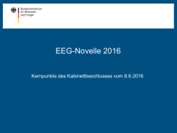 EEG-Novelle 2016
