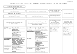 Organigramm EFHiR  - Evangelische Frauenhilfe im