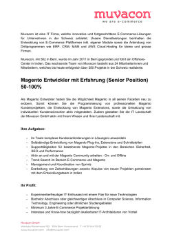 Hiring Magento Developer