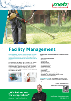 Facility Management - Alexander Metz GmbH