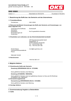 OKS 1050/0 - OKS Spezialschmierstoffe GmbH
