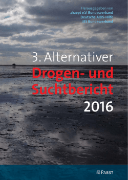 und Suchtbericht 2016 - Alternativer Drogen