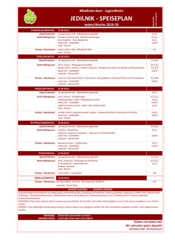 jedilnik - speiseplan