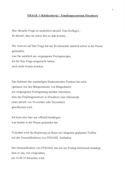 Stellungnahme von MP Paasch – Es gilt das gesprochene