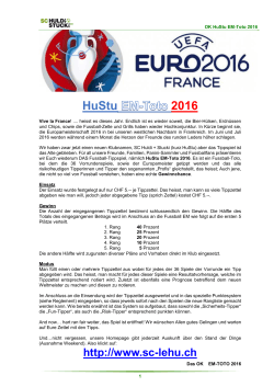 Info und Reglement HuStu EM Toto 2016 France