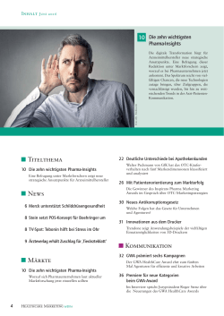Healthcare Marketing 6/2016