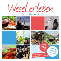 Broschüre Wesel erleben (PDF 7,3 MB ) - Wesel