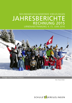 JAHRESBERICHTE - Schule Kreuzlingen