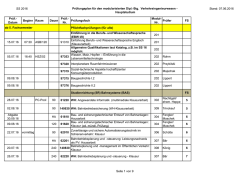 Hauptstudium, modul. DPO