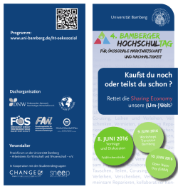 Hochschultag - Universit&auml;t Bamberg