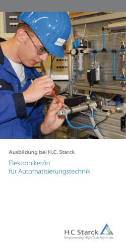 Elektroniker/in für Automatisierungstechnik