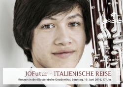 Konzert mit dem Jugendorchester Freiamt JOF