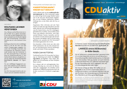 cduaktiv 2016 06 - CDU Sinnersdorf